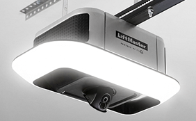 Liftmaster opener being used